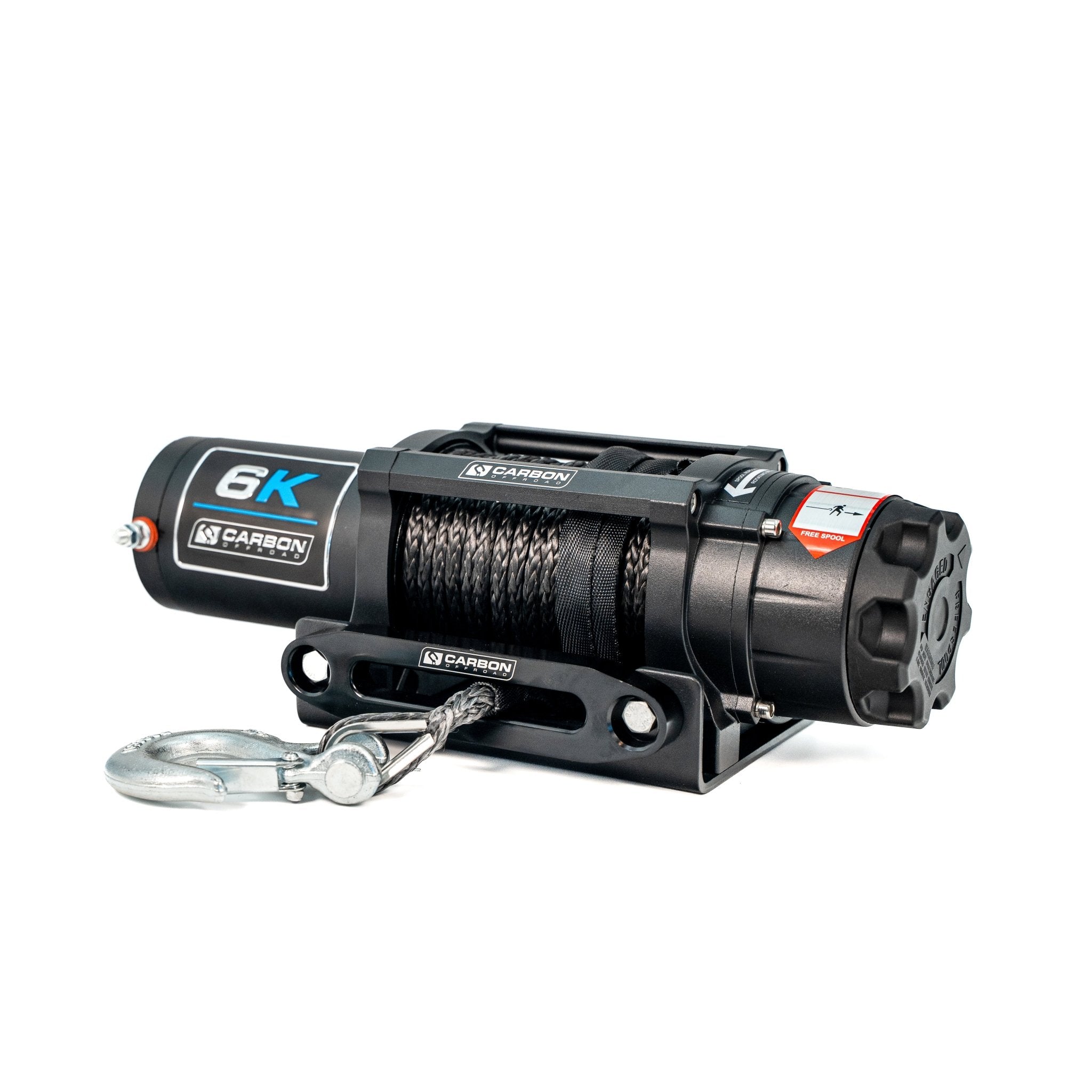 Carbon Offroad 6000lb ATV - Small 4X4 Winch 24V - Image 3