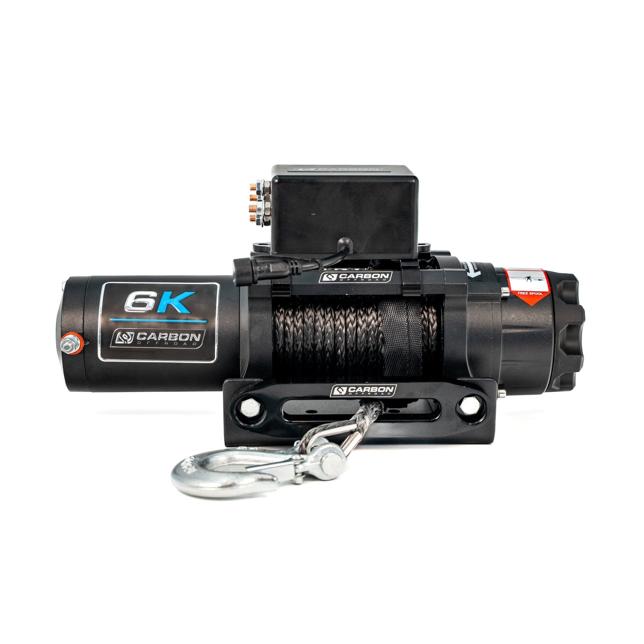 Carbon Offroad 6000lb ATV - Small 4X4 Winch 24V - Image 4