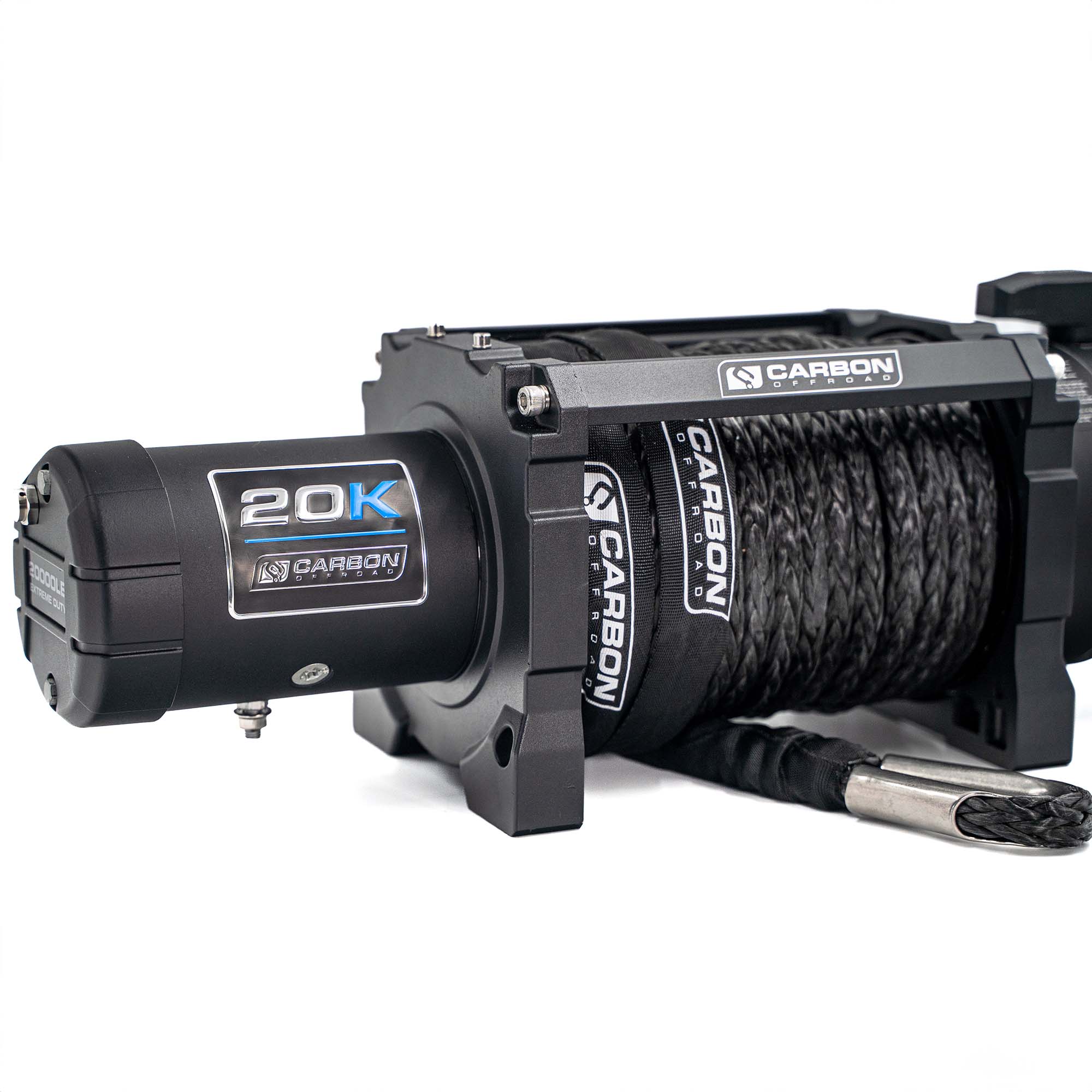 Carbon Scout Pro - 20000lb Extreme Duty Truck Winch 24V - BYO Hook - Image 8