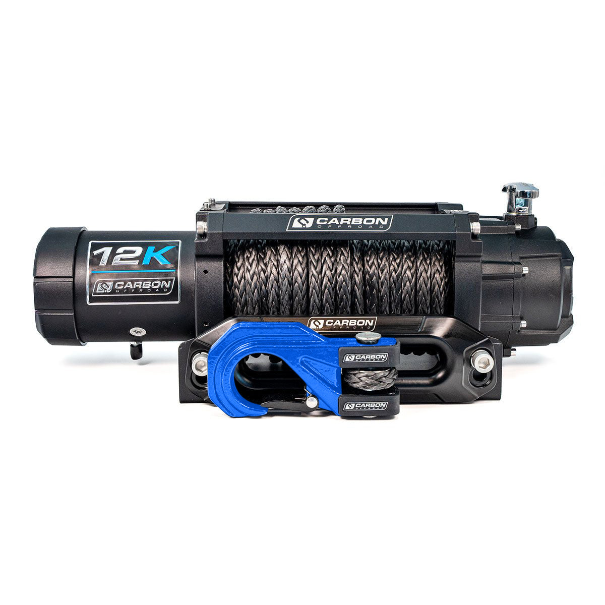 Carbon 12K - 12000lb Winch V3X with MegaPro Hook - 24V - Image 7