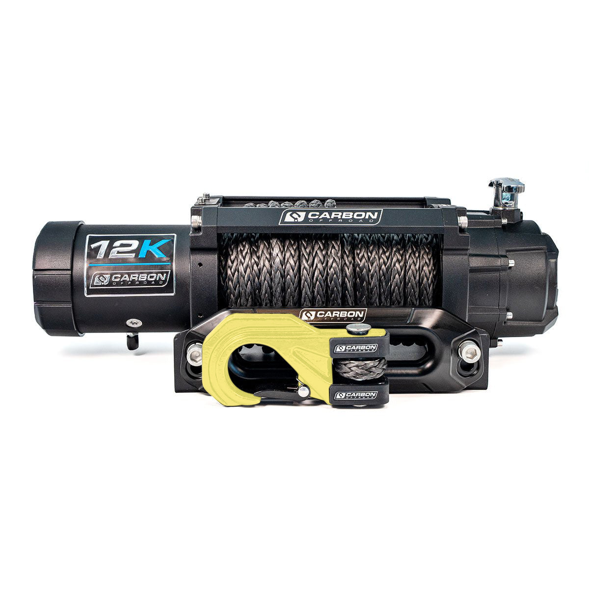 Carbon 12K - 12000lb Winch V3X with MegaPro Hook - 24V - Image 11