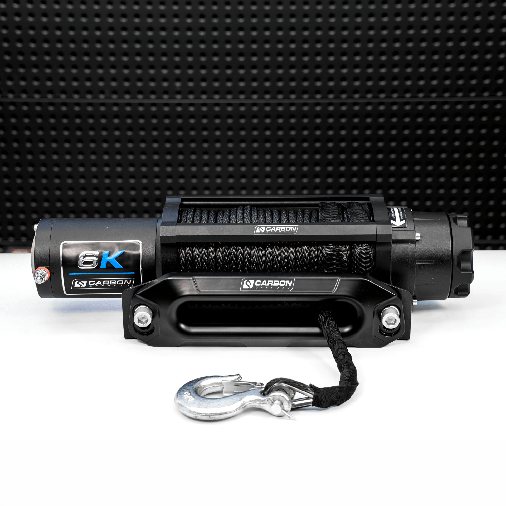 Carbon Offroad Long Drum 6000lb ATV - Small 4X4 Winch - Image 2