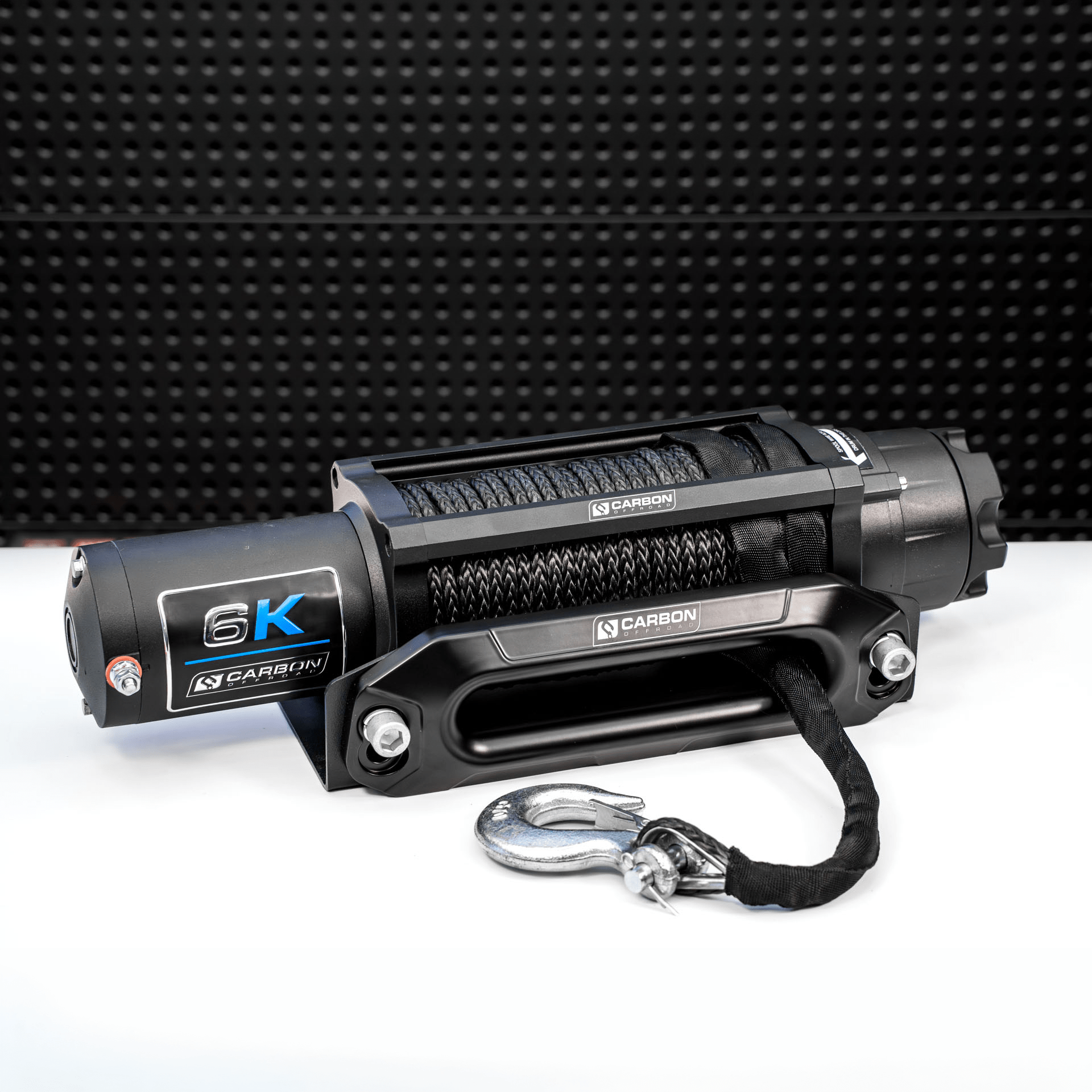 Carbon Offroad Long Drum 6000lb ATV - Small 4X4 Winch - Image 4