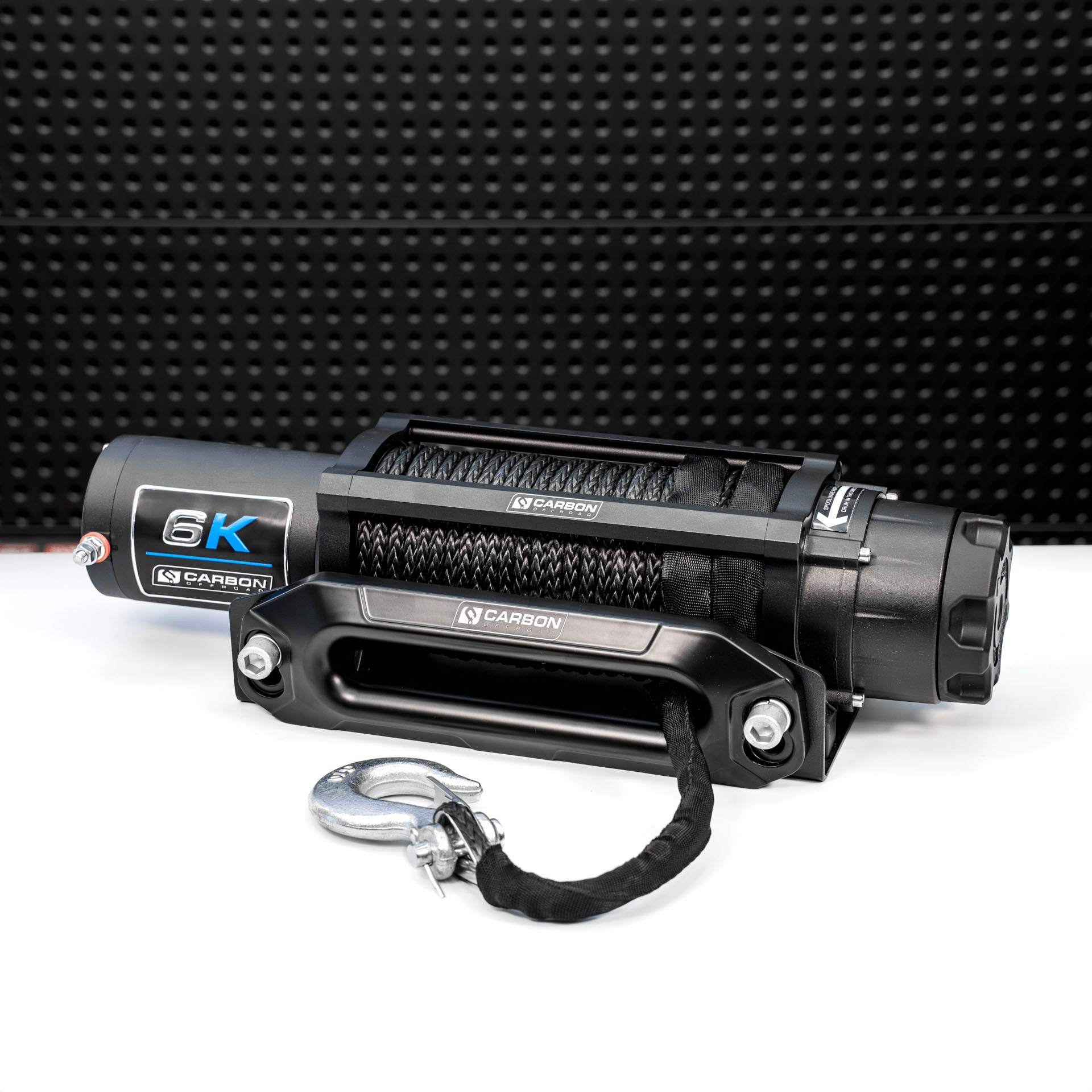 Carbon Offroad Long Drum 6000lb ATV - Small 4X4 Winch - Image 6