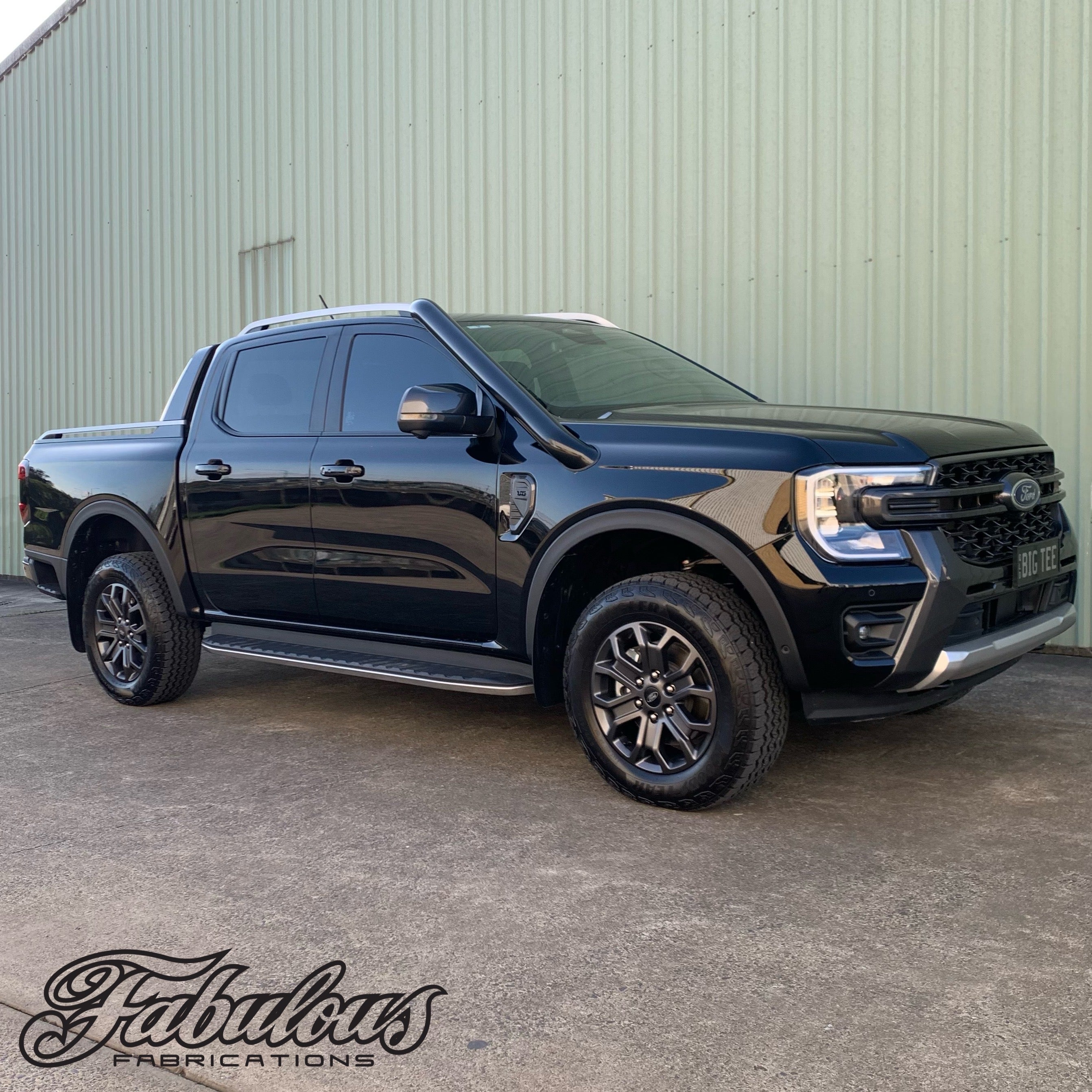 Ford Ranger Next Gen 4 Inch Stainless Snorkel and Alloy Washer Bottle Kit (Short & Mid Entry Available) - Image 2