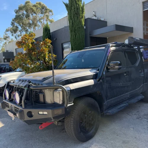 KIA Tasman 4″ Stainless Steel Snorkel