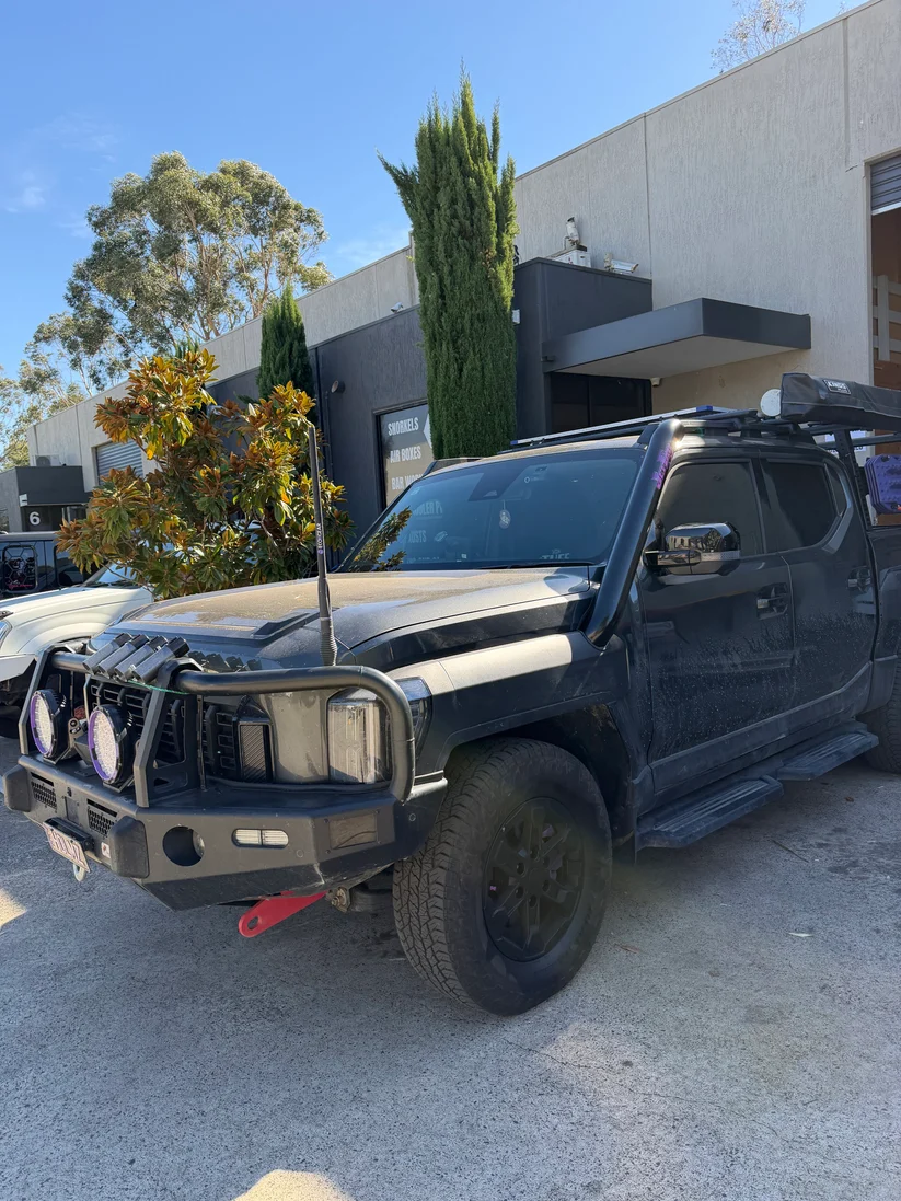 KIA Tasman 4" Stainless Steel Snorkel
