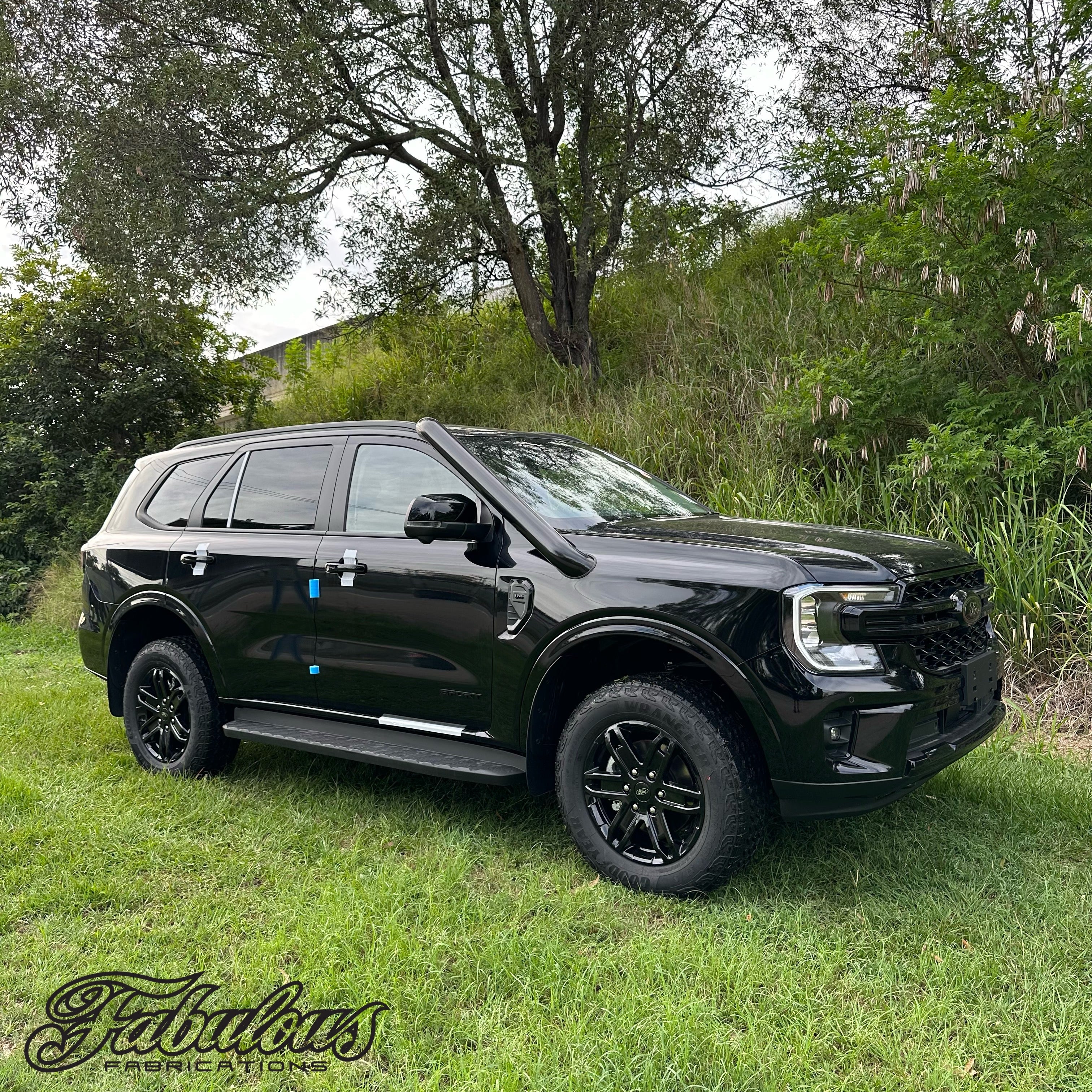 Ford Everest Next Gen 4 Inch Stainless Snorkel and Alloy Washer Bottle Kit (Short & Mid Entry Available) (Silencer Included) - Image 5