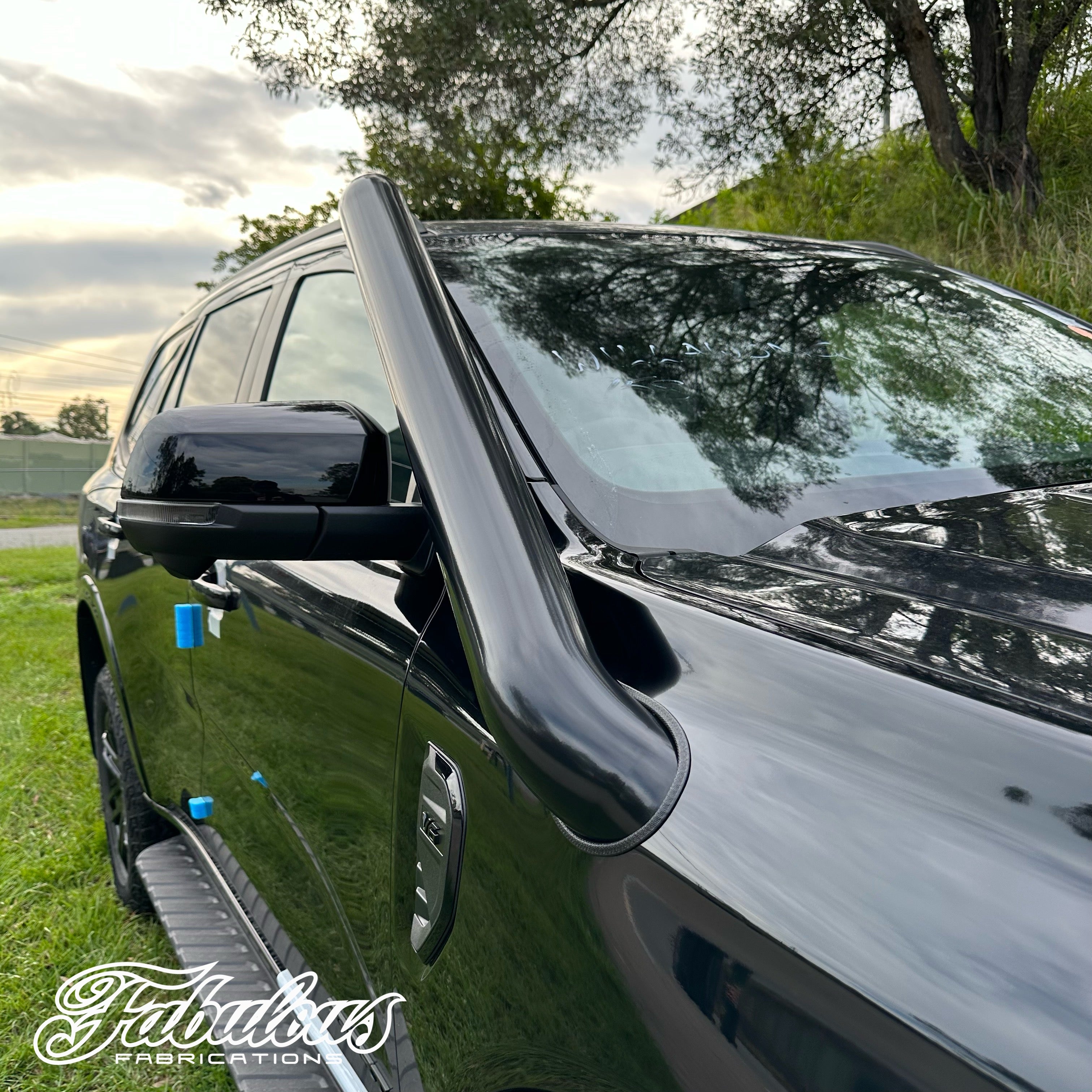 Ford Everest Next Gen 4 Inch Stainless Snorkel and Alloy Washer Bottle Kit (Short & Mid Entry Available) (Silencer Included) - Image 6