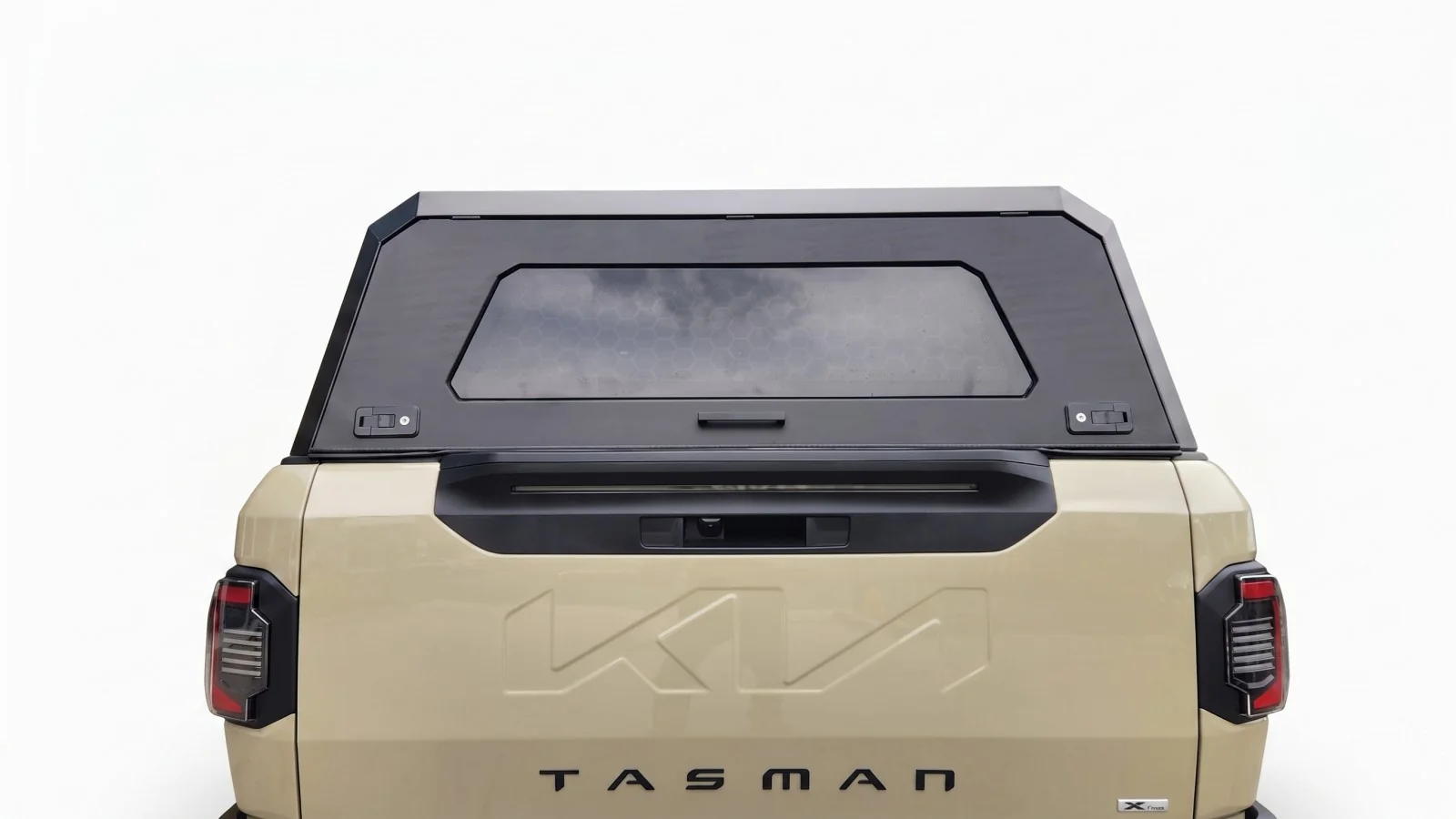 KIA TASMAN 2025+ BLACK TITAN HYBRID CANOPY - Stainless Steel Alloy Modular - Image 4