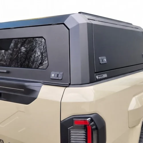 KIA TASMAN 2025+ BLACK TITAN HYBRID CANOPY – Stainless Steel Alloy Modular