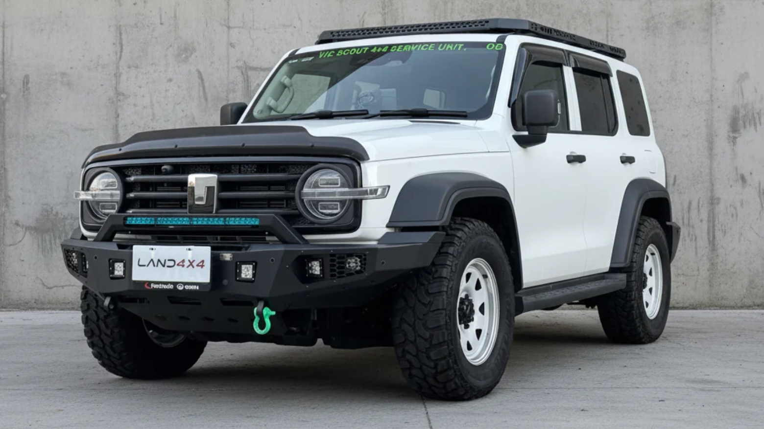 Front winch bar + Light bar bracket Fits GWM TANK 300( On Clearance ) - Image 3