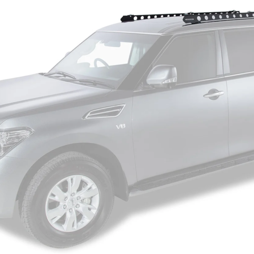 NISSAN PATROL Y62 ROOF RACKS RHINO PIONEER 6 PLATFORM WITH BACKBONE
