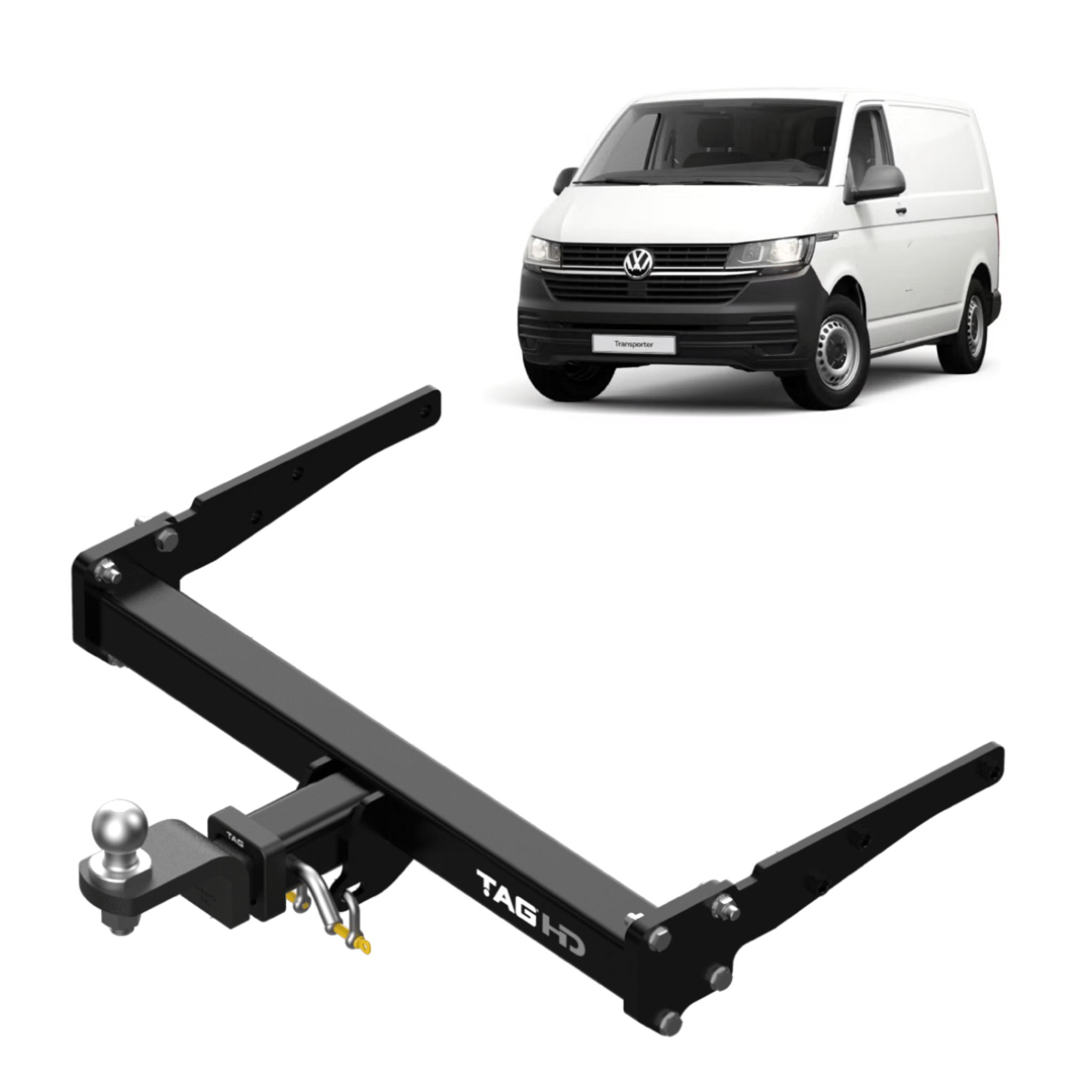 TAG Towbar Heavy Duty for Volkswagen Multivan (2002 - on), Transporter (2002 - on), Transporter / Caravelle (2002 - on), Kombi (2002 - on), Caravelle (2002 - on)