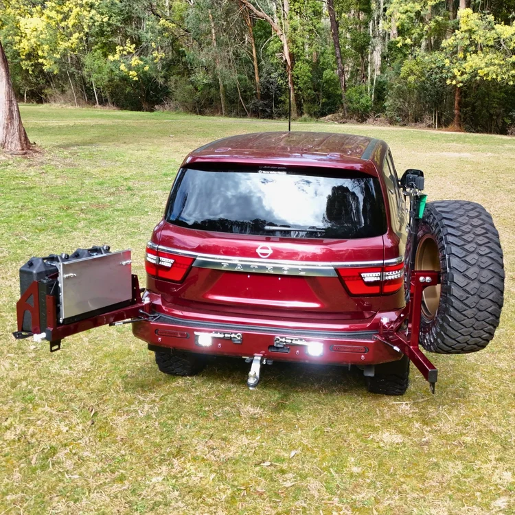 S5 Y62 Nissan Patrol Rear Bar V2 (Super High Clearance) - Image 2