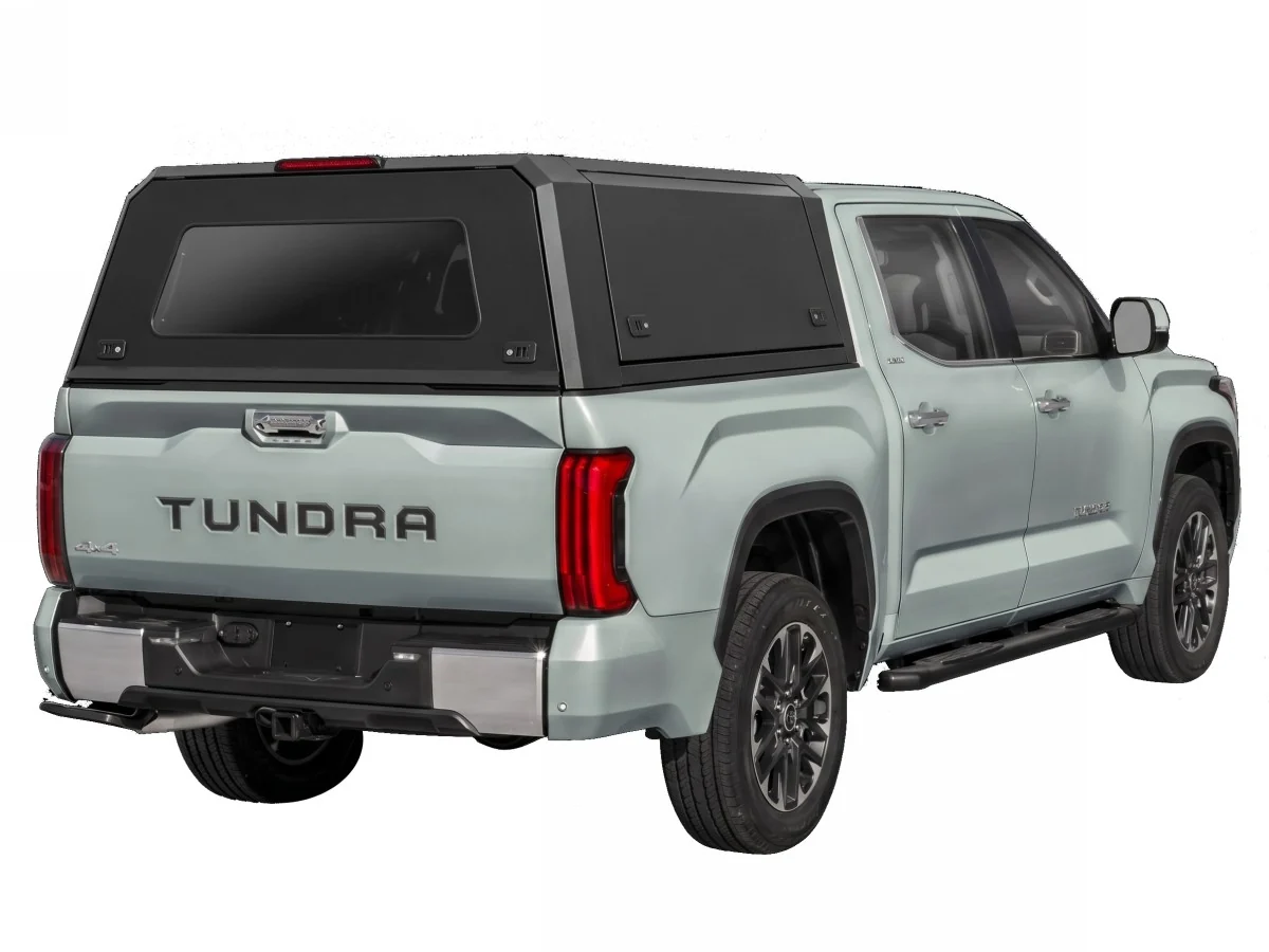 Toyota Tundra 5ft BLACK TITAN HYBRID CANOPY - Stainless Steel Alloy Modular