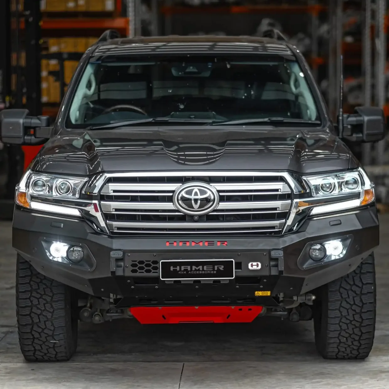Hamer 4x4 King Series Bull Bar For Toyota Landcruiser 200 Series (2015 – 2021) - Image 3