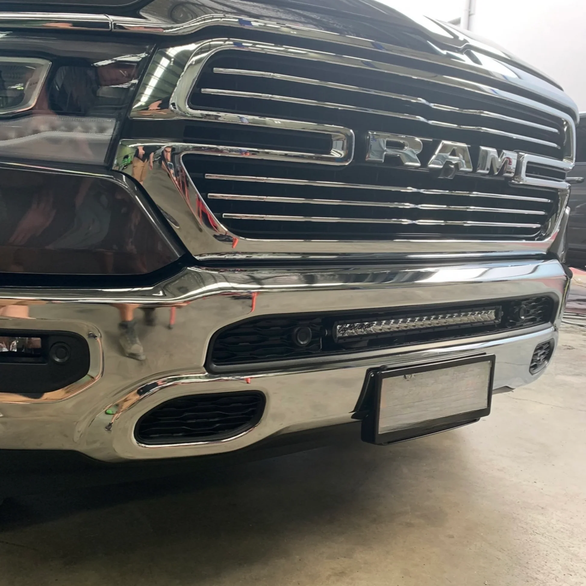 Lightbar Kit including 21" Lightbar Single Row and Wiring Harnesses suits Ram 1500 DT (19-26) by Outback Kitters - Image 2