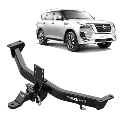 TAG Heavy Duty Towbar & Direct Fit Wiring For Nissan Y62 Patrol Series 1-5 (12/2012 – On)