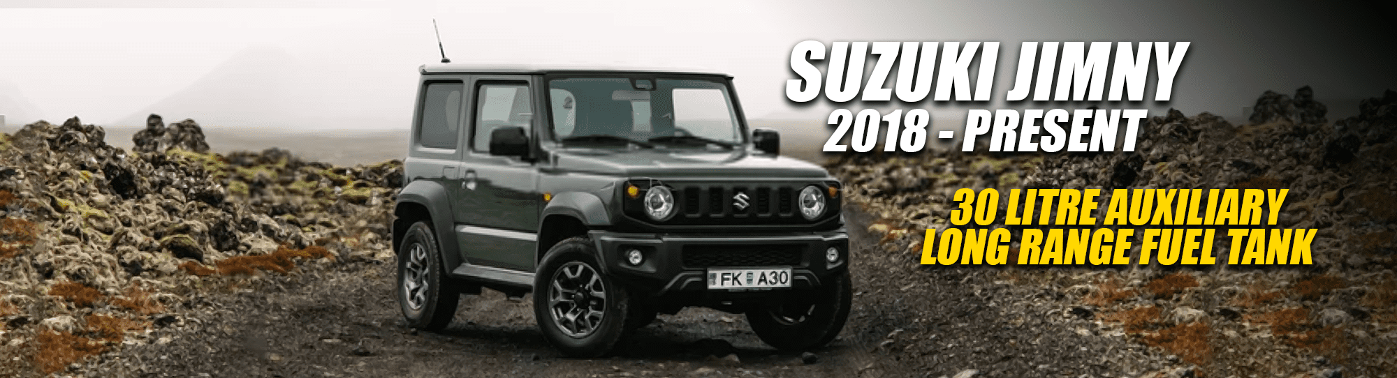 SUZUKI JIMNY (2018 – PRESENT) 30 LITRE AUXILIARY LONG RANGE FUEL TANK